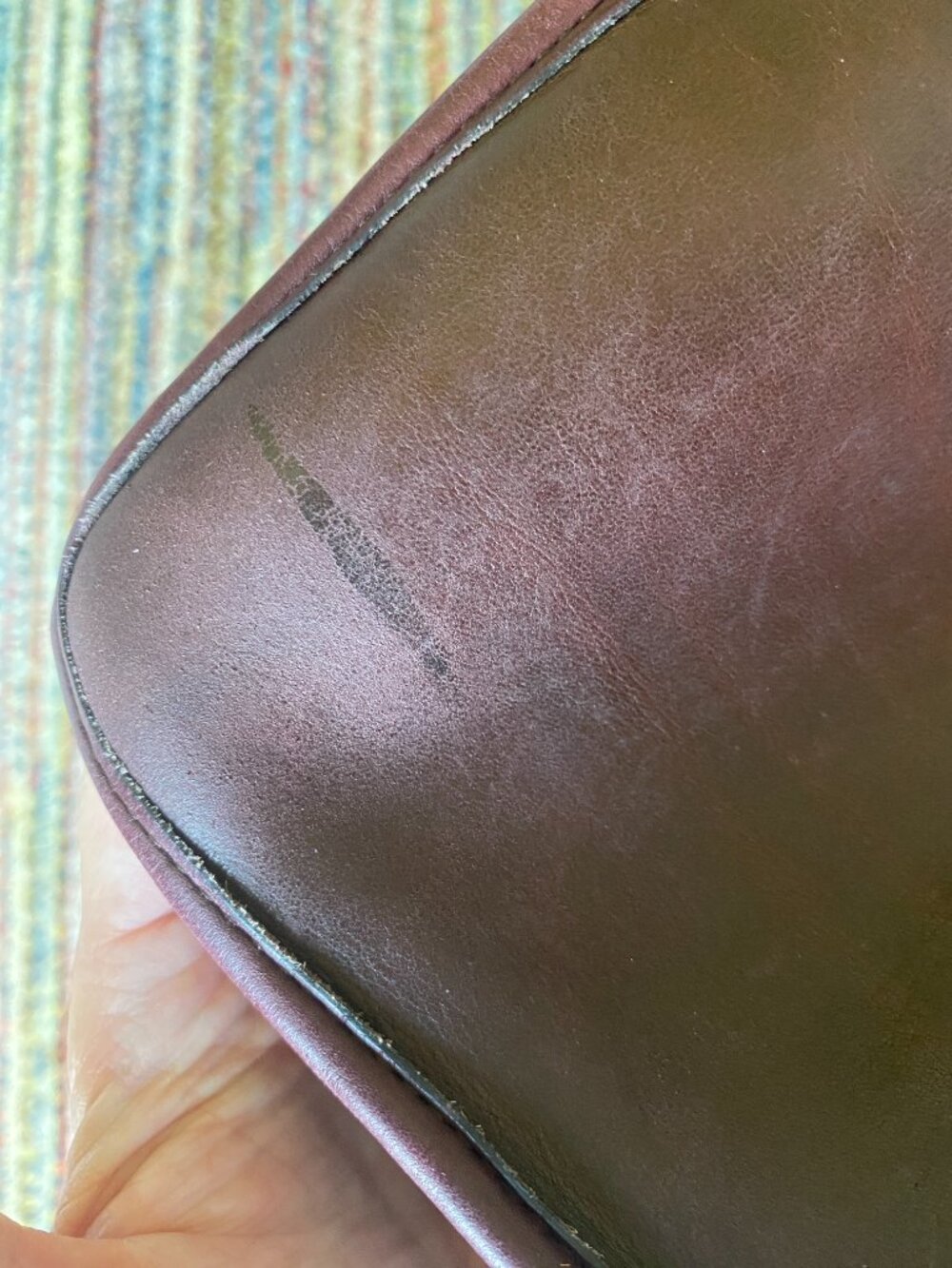 Vintage NYC Era Burgundy Coach (1985 Winter Catalog) Briefcase Attache Bag - Picture 12 of 15